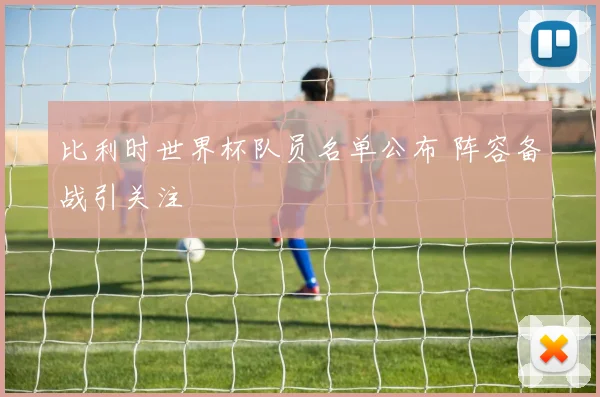 比利时世界杯队员名单公布 阵容备战引关注